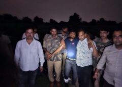 गोंडा -थाना छपिया में पुलिस मुठभेड़ के उपरान्त शातिर बदमाश गिरफ्तार