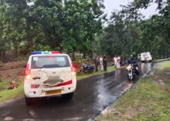 💢🚨📢कुसमी में बाइक अनियंत्रित होकर फिसली, तीन युवक घायल